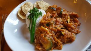 Jack fruit balti at Grant Arms Hotel  in Grantown On Spey