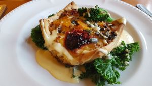 Vegetarian tart at Grant Arms Hotel  in Grantown On Spey
