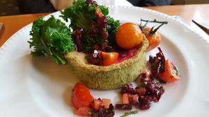 Vegetarian pie at Grant Arms Hotel  in Grantown On Spey