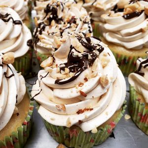Organic Peanut Butter Cupcakes at Dina's Vegan Deli & Desserts in West Palm Beach