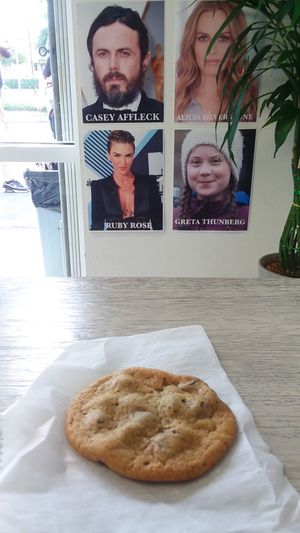 Chocolate chip cookie at Dina's Vegan Deli & Desserts in West Palm Beach