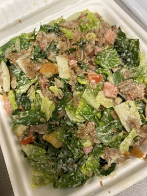 Cesar salad… my new favorite!  at Dina's Vegan Deli & Desserts in West Palm Beach