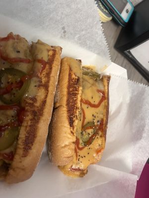 Philly cheesesteaks   at Dina's Vegan Deli & Desserts in West Palm Beach