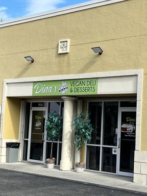   at Dina's Vegan Deli & Desserts in West Palm Beach