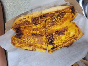 Cheesebread at Dina's Vegan Deli & Desserts in West Palm Beach