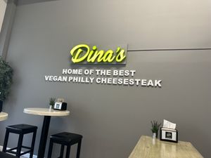   at Dina's Vegan Deli & Desserts in West Palm Beach