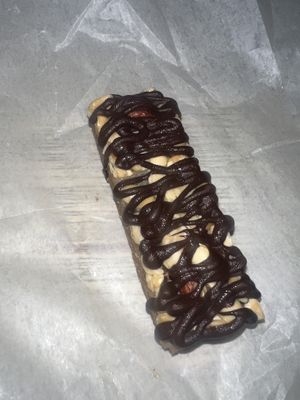 Snickers bar. The best ever    at Dina's Vegan Deli & Desserts in West Palm Beach