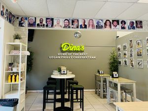   at Dina's Vegan Deli & Desserts in West Palm Beach