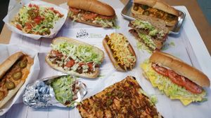 Meet our Delicious Happy Friends :) at Dina's Vegan Deli & Desserts in West Palm Beach