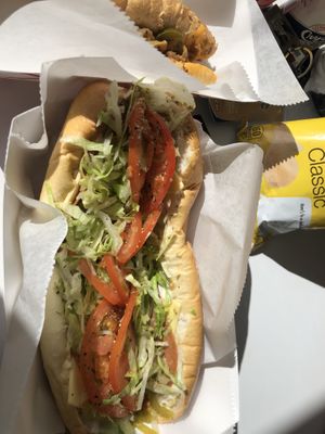 Italian Hoagie at Dina's Vegan Deli & Desserts in West Palm Beach