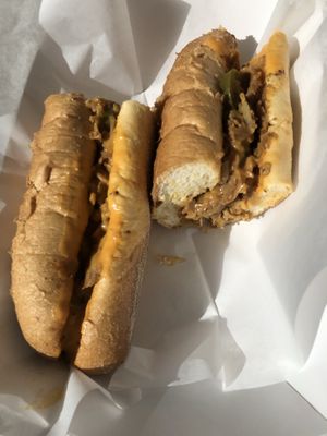 Philly Cheesesteak at Dina's Vegan Deli & Desserts in West Palm Beach
