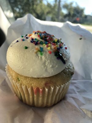 Funfetti Cupcake at Dina's Vegan Deli & Desserts in West Palm Beach