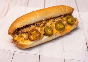 Vegan Philly Cheesesteak at Dina's Vegan Deli & Desserts in West Palm Beach