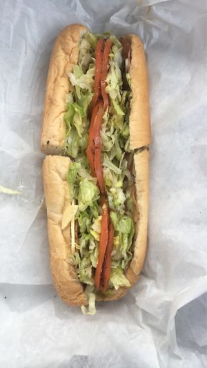 Delicious Italian hoagie!!! at Dina's Vegan Deli & Desserts in West Palm Beach