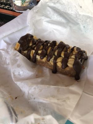 Raw snickers bar at Dina's Vegan Deli & Desserts in West Palm Beach