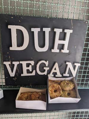 donuts at DUH Vegan in Porto