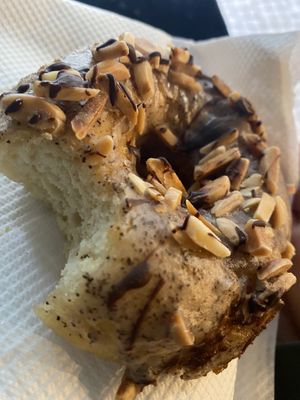 coffe and almond  at DUH Vegan in Porto