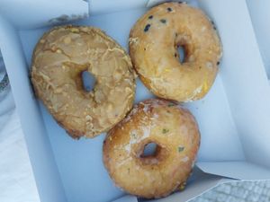 peanut butter, passion fruit and watermelon at DUH Vegan in Porto