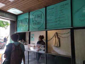 The front at DUH Vegan in Porto