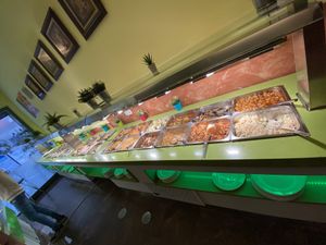 Buffet vegano  at Shi-Shang in Madrid