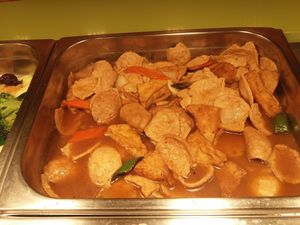 Soya "chicken" at Shi-Shang in Madrid