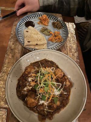 Chickpea koftas  at Nautilus Resort in Rarotonga