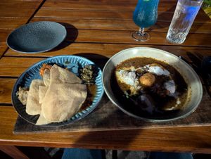 Chickpea Kofta at Nautilus Resort in Rarotonga