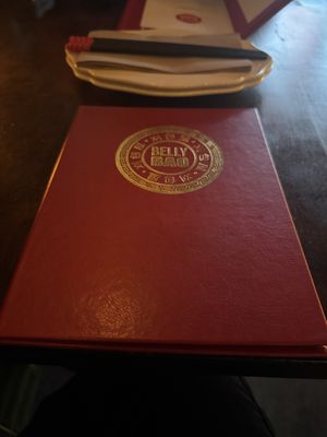 Menu  at Belly Bao in Newtown