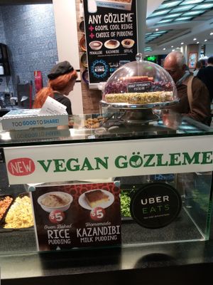 Signage at Gozleme King in Sydney