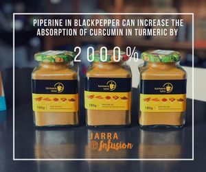 turmeric latte at Jarra Infusion in Pinjarra