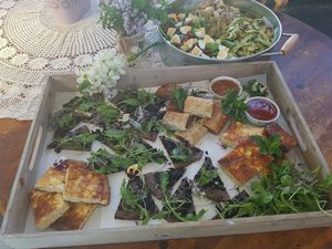 catering .....All vegetarian or vegan on these platters at Jarra Infusion in Pinjarra