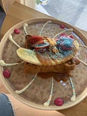  Cotton candy French toast  at EatMyTrip  in Barcelona