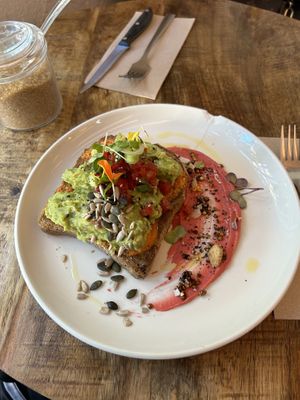 Guacamole toast  at EatMyTrip  in Barcelona