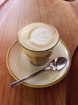 Cafe con leche de avena at EatMyTrip  in Barcelona