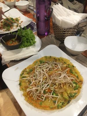 Crispy pancake  at Minh Hien 3 in Hoi An