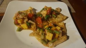 fried wonton!! at Minh Hien 3 in Hoi An