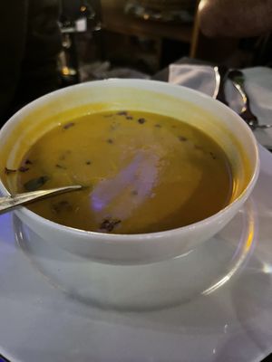 Soup of the day  at Cafe du Grütli in Geneva