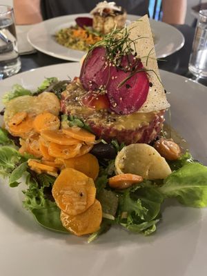 Tartare de seitan local  at Cafe du Grütli in Geneva