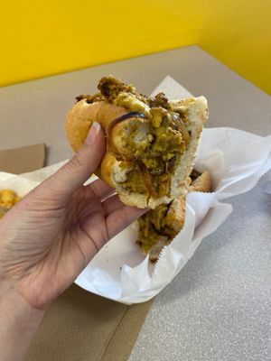 Vegan Philly   at Trilly Cheesesteaks in New Orleans
