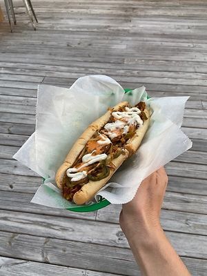 Vegan Buffalo Chicken at Trilly Cheesesteaks in New Orleans