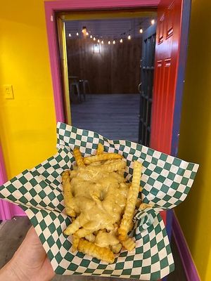 Vegan Cheese Fries at Trilly Cheesesteaks in New Orleans