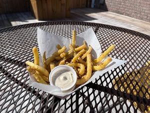 Vegan Pickle Fries at Trilly Cheesesteaks in New Orleans