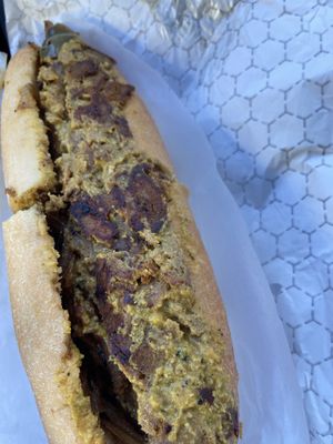 Vegan Cheesesteak   at Trilly Cheesesteaks in New Orleans