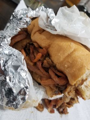 Far East Vegan Cheese Steak at Trilly Cheesesteaks in New Orleans