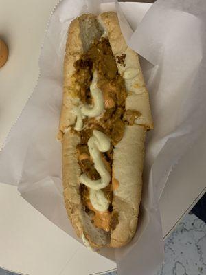 Vegan Buffalo Chicken Cheesesteak at Trilly Cheesesteaks in New Orleans