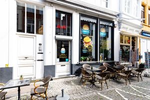 The exterior of Paul's Boutique at Bohemian Burgers in Bruges