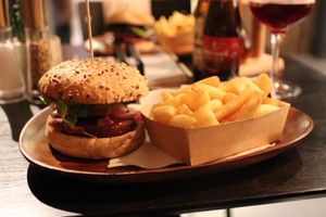 Vegan Burger  at Bohemian Burgers in Bruges