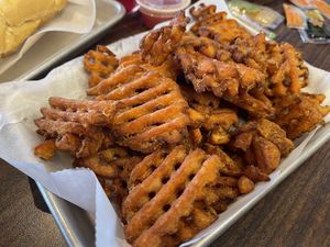 New menu item: sweet potato fries   at DD MAU in Maryland Heights
