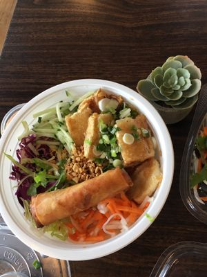 Tofu vermicelli noodle bowl.  at DD MAU in Maryland Heights