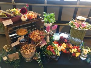 Food station - light snacks and dips at Seed Sprout Spoon in St Louis